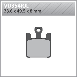 VES RACE PADS-VD354RJL (4pcs)