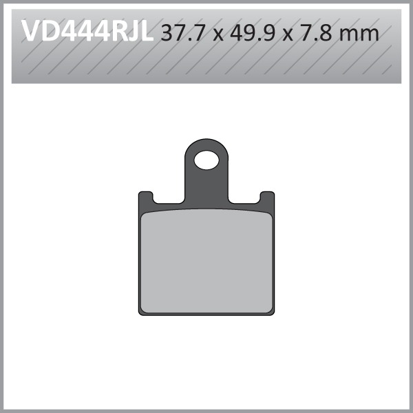 VES RACE PAD - VD-444RJLXXX (4PCS)