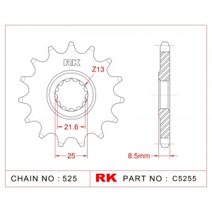 4064-17 SPROCKET-FRONT (1537 (j)