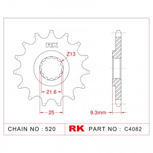 1539-14 SPROCKET FRONT