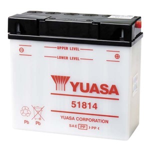 YUASA Battery 51814 (12C16A3B) CP ACID PACK