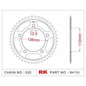 1303-43 SPROCKET REAR
