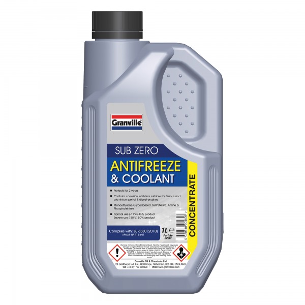 GRANVILLE BLUE COOLANT CONCENTRATE 1 LITRE
