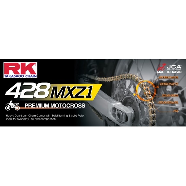CHAIN RK 428MXZ-134 GOLD