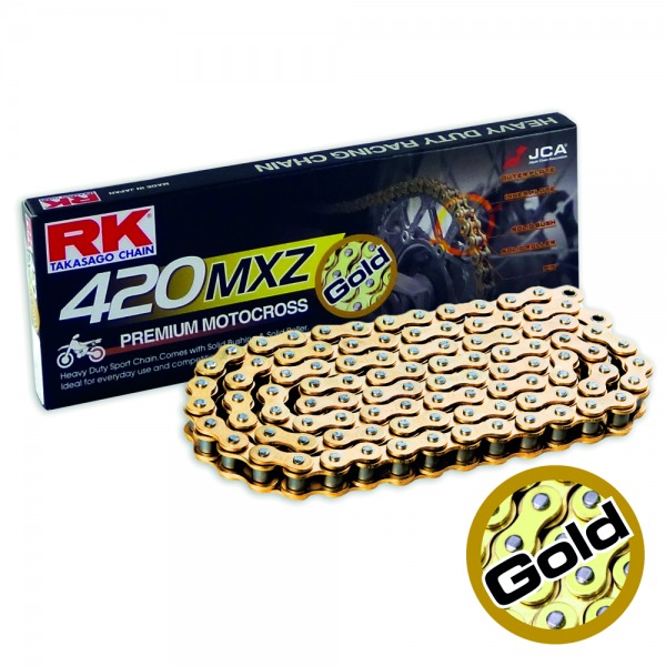 CHAIN RK 420MXZ X 130 GOLD