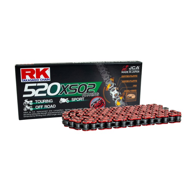 CHAIN RK 520XSO RED X 120