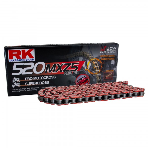 CHAIN RK 520MXZ4 RED X 120