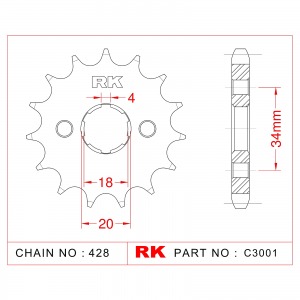 259-14 SPROCKET-FRONT (P)