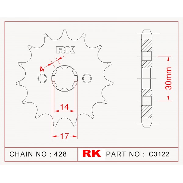 273-15 SPROCKET FRONT