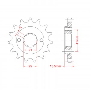 286-15 SPROCKET FRONT