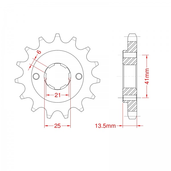 286-15 SPROCKET FRONT