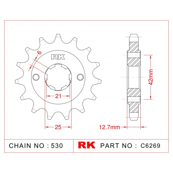288-17 SPROCKET FRONT