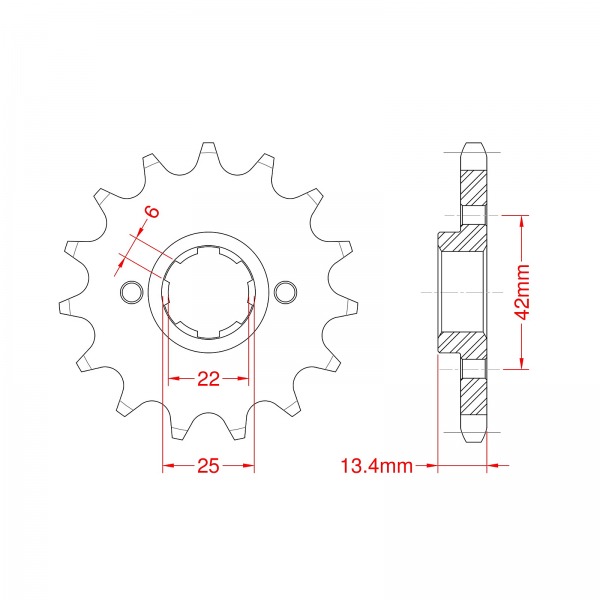 291-15 SPROCKET-FRONT END OF LINE