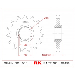 333-16 SPROCKET-FRONT (P)