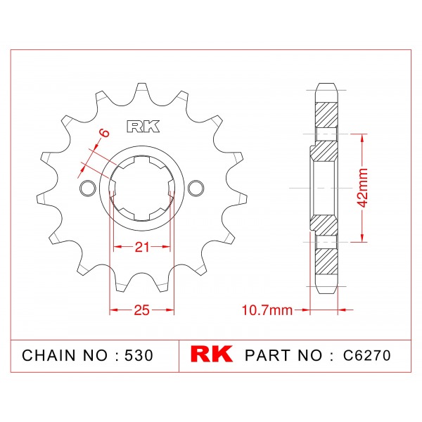 338-16 SPROCKET-FRONT