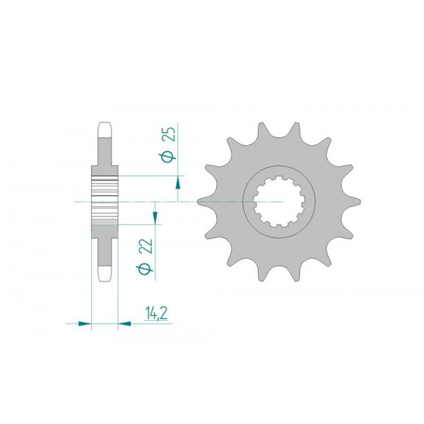 4031-15 SPROCKET-FRONT(J)1531