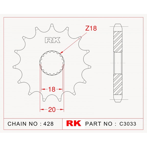 426-14 SPROCKET-FRONT(P)