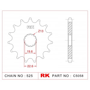 433-14 SPROCKET-FRONT(P)
