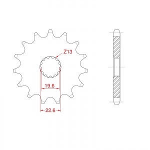 433-15 SPROCKET-FRONT