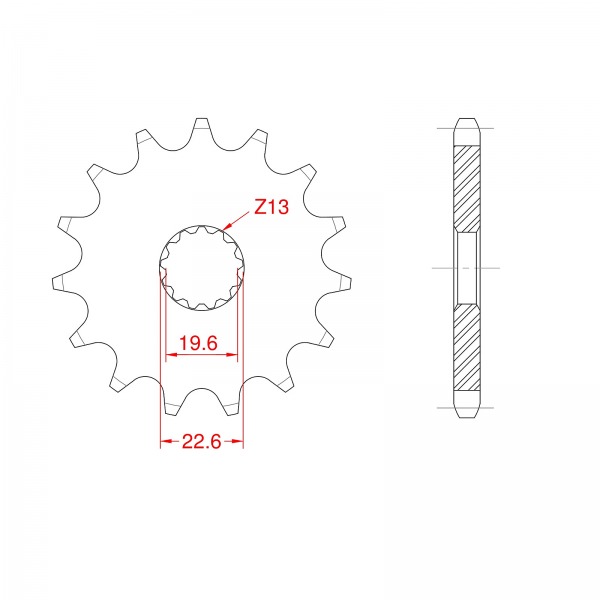 433-15 SPROCKET-FRONT