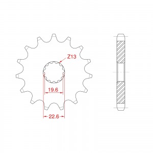 435-15 SPROCKET-FRONT
