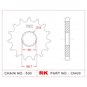517-18 SPROCKET-FRONT(P)