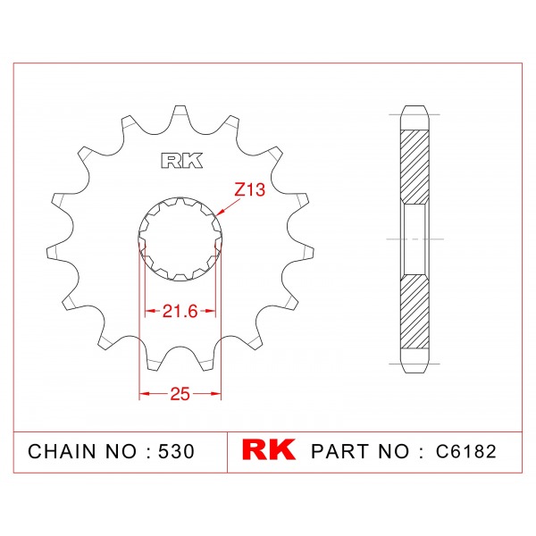 566-17 SPROCKET-FRONT (P)(513)