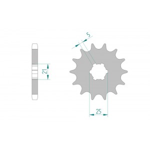 567-16 SPROCKET-FRONT (JT424)