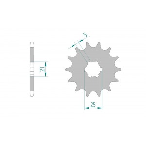 569-12 SPROCKET-FRONT