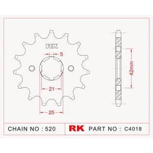 569-13 SPROCKET-FRONT