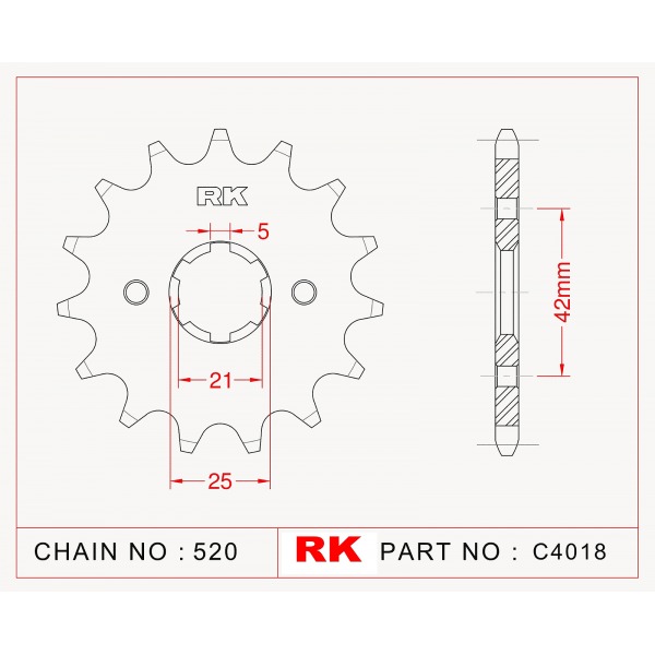 569-14 SPROCKET-FRONT (P)