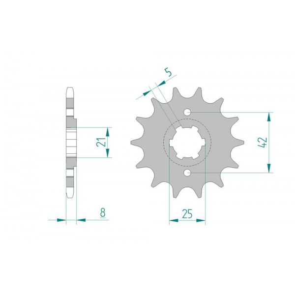 575-16 SPROCKET-FRONT (P)