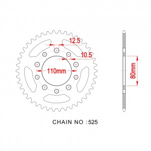 1332 41 SPROCKET REAR (332/344)