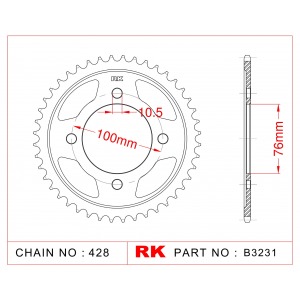 2012-56 SPROCKET REAR(P)(1806)