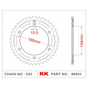 2060-42 SPROCKET REAR(J)(1306)