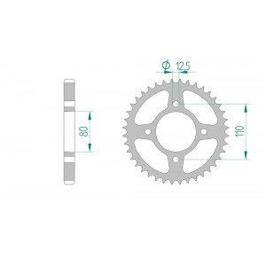 284-39 SPROCKET REAR