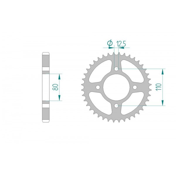 284-39 SPROCKET REAR