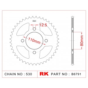 284-40 SPROCKET REAR
