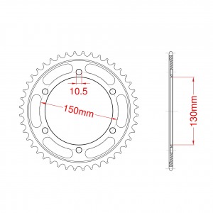 300-48 SPROCKET REAR (P)