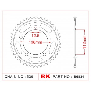 302-42 SPROCKET-REAR(P)
