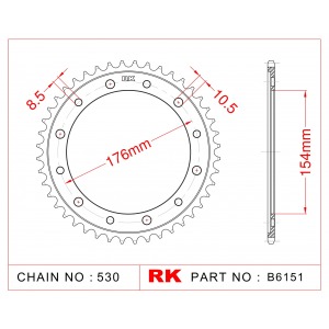 343-43 SPROCKET-REAR(P) (1340)