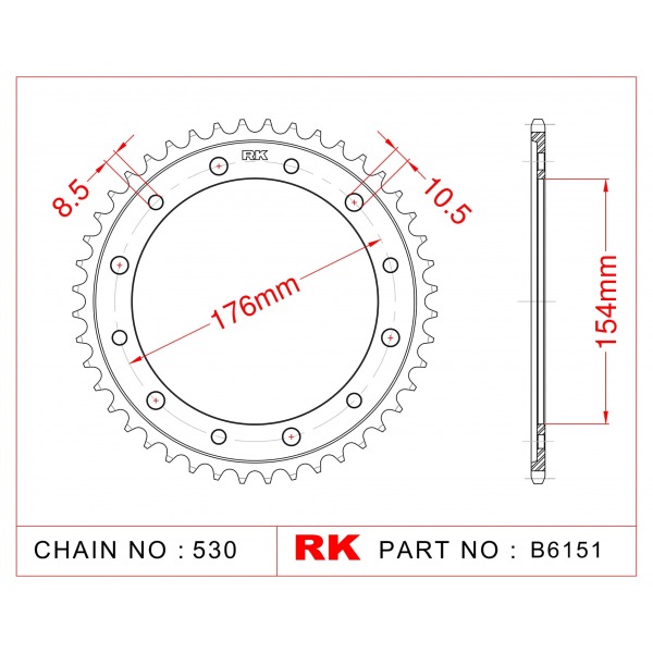 343-43 SPROCKET-REAR(P) (1340)