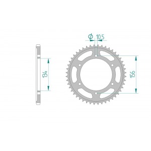 472-40 SPROCKET-REAR End of Line