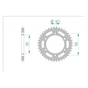 486-40 SPROCKET-REAR(JT1486)