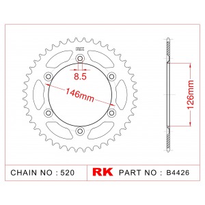 808-41 SPROCKET-REAR