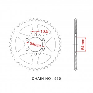 814-44 SPROCKET-REAR