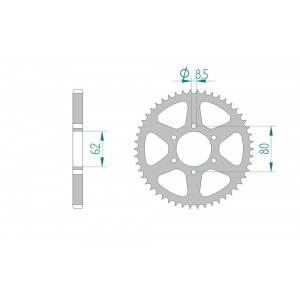 842-51 SPROCKET-REAR (1842)P)