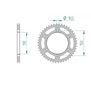 865-46 SPROCKET-REAR (P)