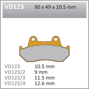 VES PADS S.MET VD123/4 FA69/4 END OF LINE