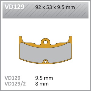 VES PADS S.MET VD129 FA80/2 END OF LINE